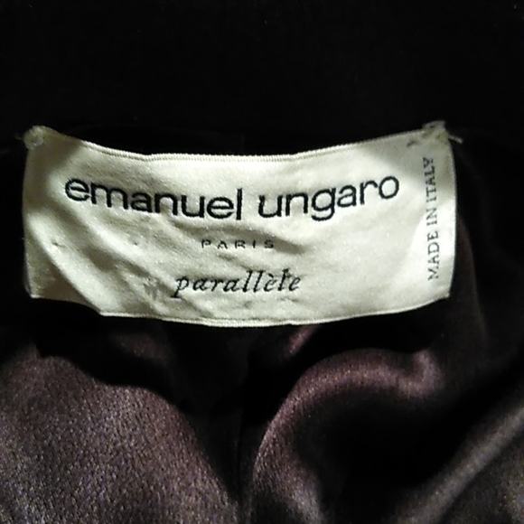 Emanuel Ungaro Paris Parallele full length wool and fur coat. M - Picture 5 of 13